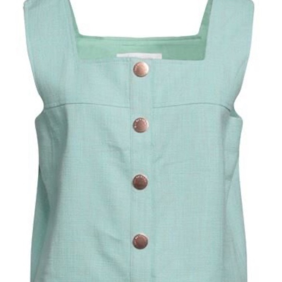 See by Chloe turquoise women’s top sz L / 44 - Picture 1 of 8